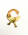 Sankofa Broach (brass) 