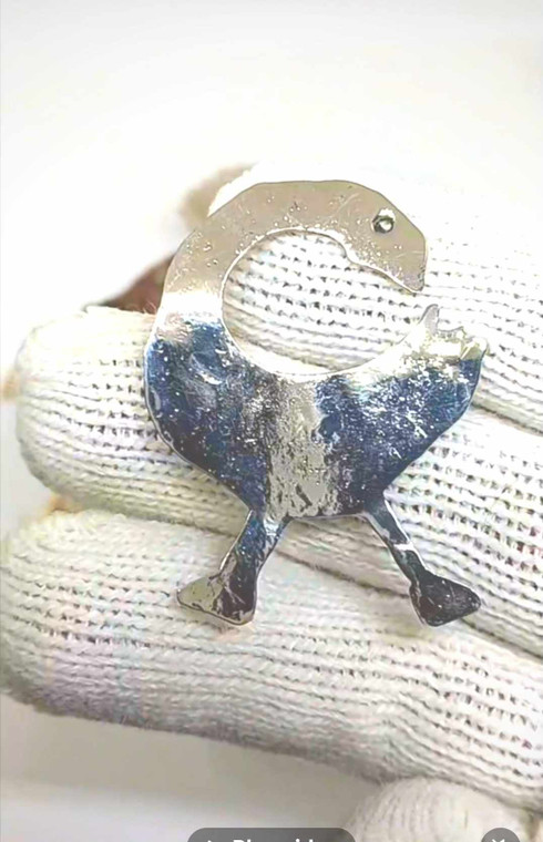 Sankofa Brooch Pin 