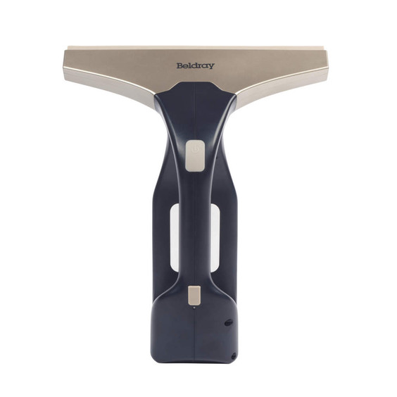 Beldray cordless window vacuum cleaner in gold and black, front view