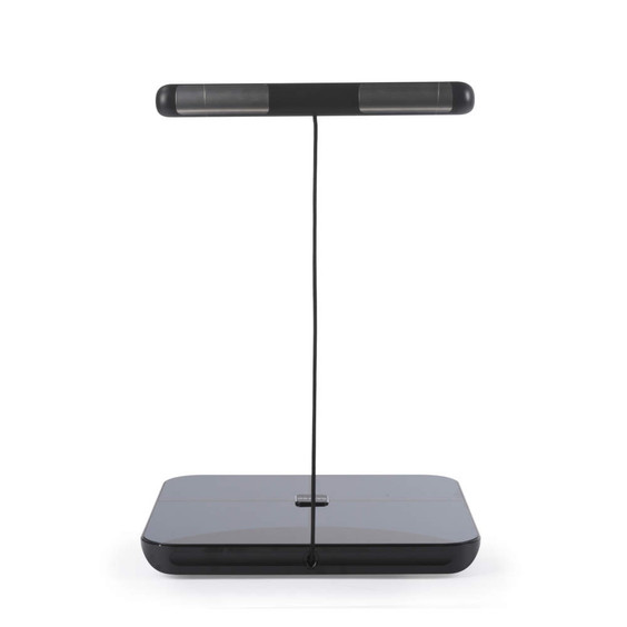 Black salter Body Insight smart scale on a white background