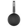 Grey non-stick frying pan, top view, with Salter logo on handle
