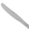 Stainless steel table knife with serrated edge, Russell Hobbs logo visible on blade