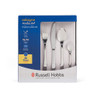 Stainless steel 16 piece cutlery set in box, Russell Hobbs, four place settings