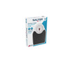 Salter doctor's style mechanical bathroom scale in black, high-capacity, boxed.