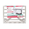 Grey foldable radiator airer with 6 bars in retail packaging, suitable for drying clothes.