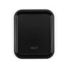 Black square baking tray with Russell Hobbs logo, shown from above
