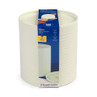 Cream ribbed steel bread bin with lid, Russell Hobbs Linier range