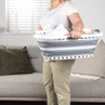 Beldray Collapsible Hip Hugger Laundry Basket, Grey LA072979PGRYFEU7