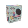 Giles & Posner Sorbet bubble waffle maker retail box, pastel blue, street snack appliance.