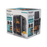 Progress dual tier air fryer packaging showing black appliance with digital controls and food inside