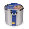 Stainless steel 26cm stockpot with lid, packaged, Russell Hobbs classic collection.