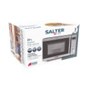 Salter 20L digital microwave in stainless steel finish, retail packaging