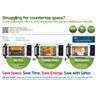 Promotional banner: Salter DuoWave 26L combi oven showing air fry, roast, and microwave functions.