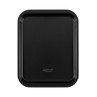 Black non-stick square baking tray with Russell Hobbs logo, shown from above