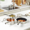 Salter Timeless Collection Stainless Steel 5 Piece Pan Set BW06746EU7