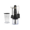 Black and gold Salter hand blender handle with two control buttons