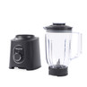 Black Salter blender base and clear jug shown separately on white background