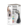 Beldray handheld garment steamer retail box showing key features and product image