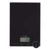 Black digital kitchen scale with clear LCD display, showing 176 grams.