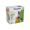 Salter 3 in 1 blender set packaging showing blender, whisk and chopper attachments