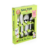 Children’s stainless steel cutlery set, 4 pieces, farm animal handles, in green box