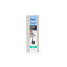 Grey silicone toilet brush with concealed holder, anti-bac, splash-proof.