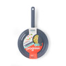 Blue 28cm non-stick fry pan with handle, Progress packaging, PFAS-free coating