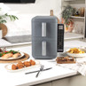 Salter VertiLayer Stackable Air Fryer - 9L, Grey EK6646