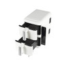 White dual drawer air fryer with Salter logo, shown open for product listing.