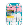 Blue Beldray 2-in-1 sock airer with clips, shown in retail packaging