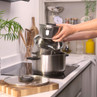 Salter Stackable 3-Piece Stockpot Set - 16/20/24 cm BW14354
