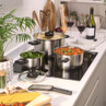 Salter Stackable 3-Piece Stockpot Set - 16/20/24 cm BW14354