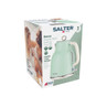 Salter Retro Rapid Boil Kettle, pastel green, boxed packaging