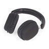 Black over-ear wireless headphones with padded ear cushions and control buttons
