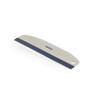 Grey plastic shower squeegee with dark grey rubber edge, shown on white background