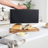 Salter Toronto Bread Bin with Chopping Board - Black BW13564EU7
