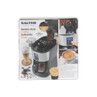 Boxed Salter barista-style coffee machine with glass jug, grinder and control panel