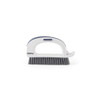 Beldray white and grey hand-held scrubbing brush with grip handle, side view