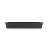 Black rectangular non-stick roasting tin, side view