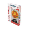 Salter stainless steel rechargeable kitchen scale in retail packaging
