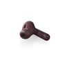 Single wireless in-ear earbud in dark brown, angled product view.