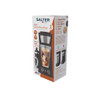 Salter 2 in 1 iced coffee maker retail box, showing hot and iced coffee options.