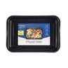 Black vitreous enamel roaster tray with Russell Hobbs packaging, 35x24x5cm