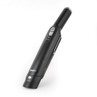 Black cordless handheld vacuum cleaner with Beldray logo, angled side view