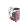 Salter Kuro omelette maker retail box, shows non-stick black omelette maker and cooked omelette.