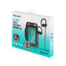 Intempo Bluetooth running set packaging showing black earphones and armband holder