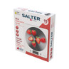 White Salter electronic kitchen scale packaging with strawberries, shows digital display
