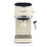 Cream Salter espresso machine with steam wand shown from the front