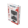 Boxed Salter slim electronic kitchen scale with stainless steel finish
