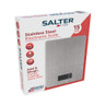 Salter stainless steel electronic kitchen scale in retail packaging